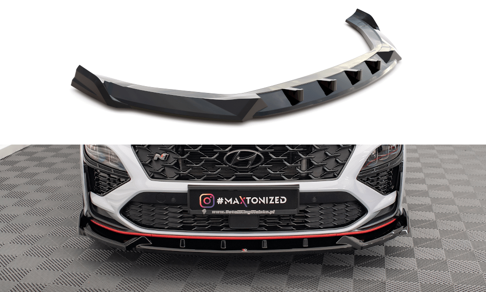 Maxton Design - Frontlippe V1 für Hyundai Kona N Mk1 - Aerowerk.