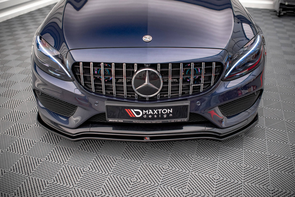Maxton Design - Frontlippe V1 für Mercedes - AMG C 43 / AMG - Line W205 - Aerowerk.