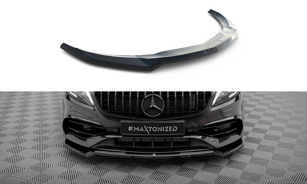 Maxton Design - Frontlippe V1 für Mercedes - Benz A AMG - Line W176 Facelift - Aerowerk.