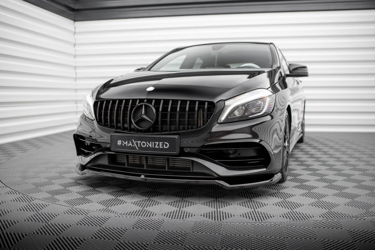Maxton Design - Frontlippe V1 für Mercedes - Benz A AMG - Line W176 Facelift - Aerowerk.