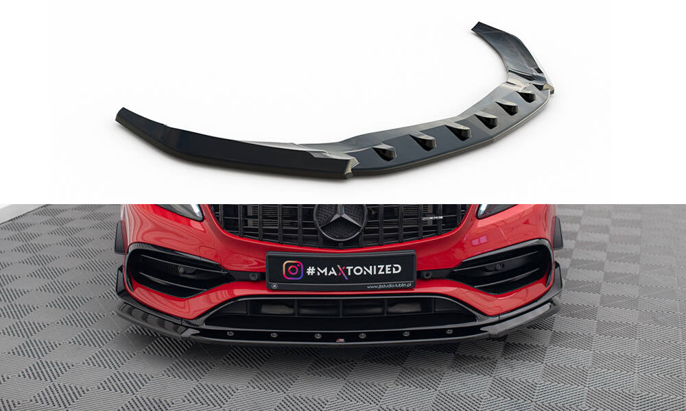 Maxton Design - Frontlippe V1 für Mercedes - Benz A45 Aero W176 Facelift - Aerowerk.