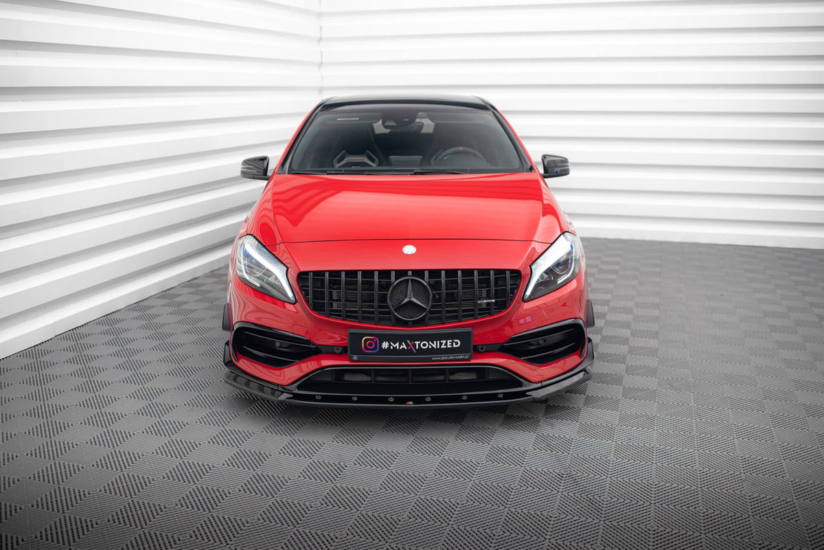 Maxton Design - Frontlippe V1 für Mercedes - Benz A45 Aero W176 Facelift - Aerowerk.