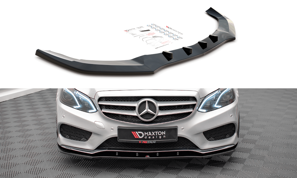 Maxton Design - Frontlippe V1 für Mercedes - Benz E AMG - Line Limousine W212 Facelift - Aerowerk.