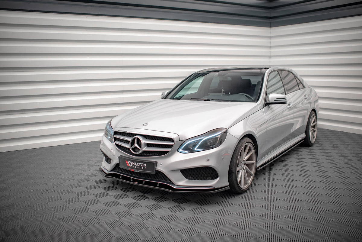 Maxton Design - Frontlippe V1 für Mercedes - Benz E AMG - Line Limousine W212 Facelift - Aerowerk.