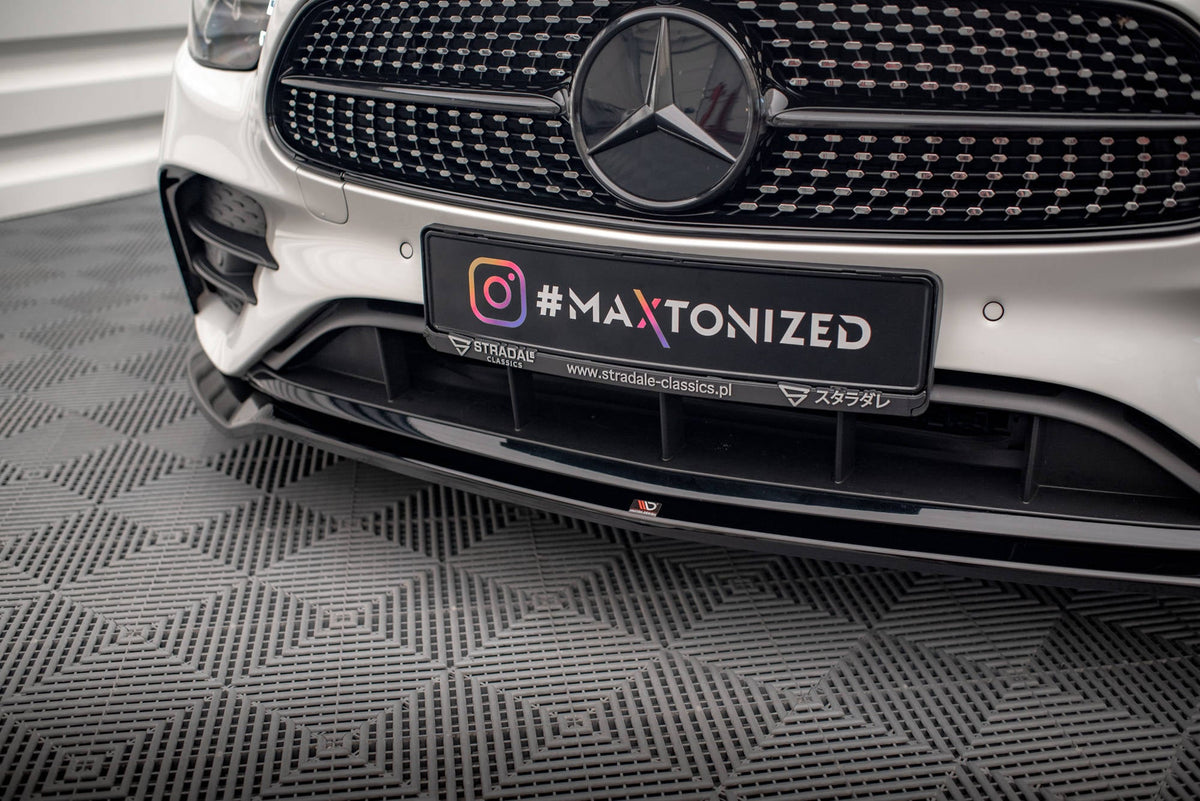 Maxton Design - Frontlippe V1 für Mercedes - Benz E AMG - Line W213 Facelift - Aerowerk.