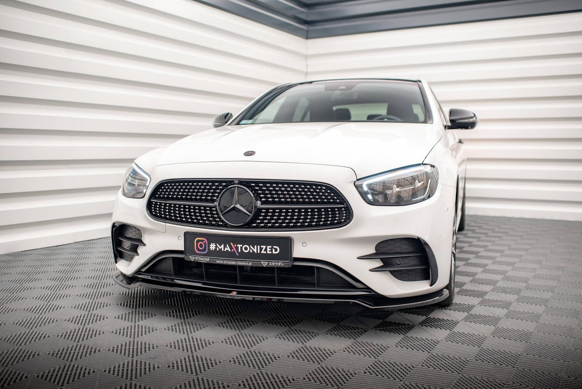 Maxton Design - Frontlippe V1 für Mercedes - Benz E AMG - Line W213 Facelift - Aerowerk.