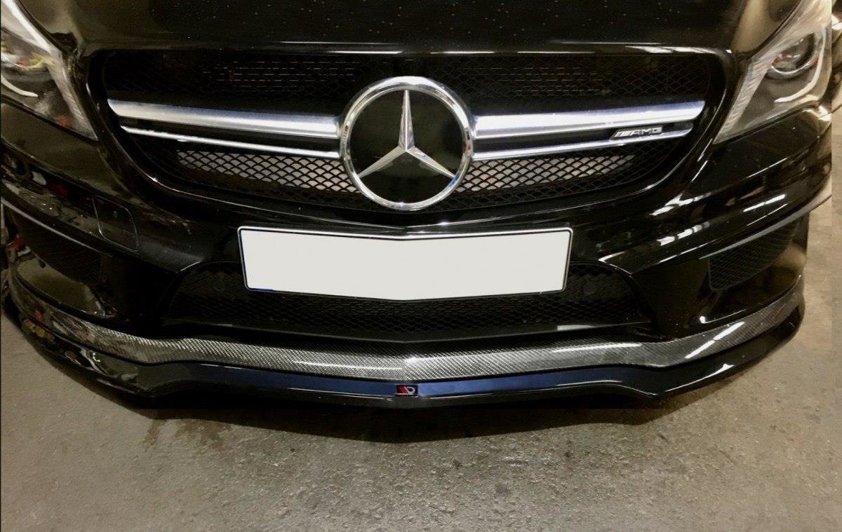 Maxton Design - Frontlippe V1 für MERCEDES CLA 45 AMG C117 (vor Facelift) - Aerowerk.