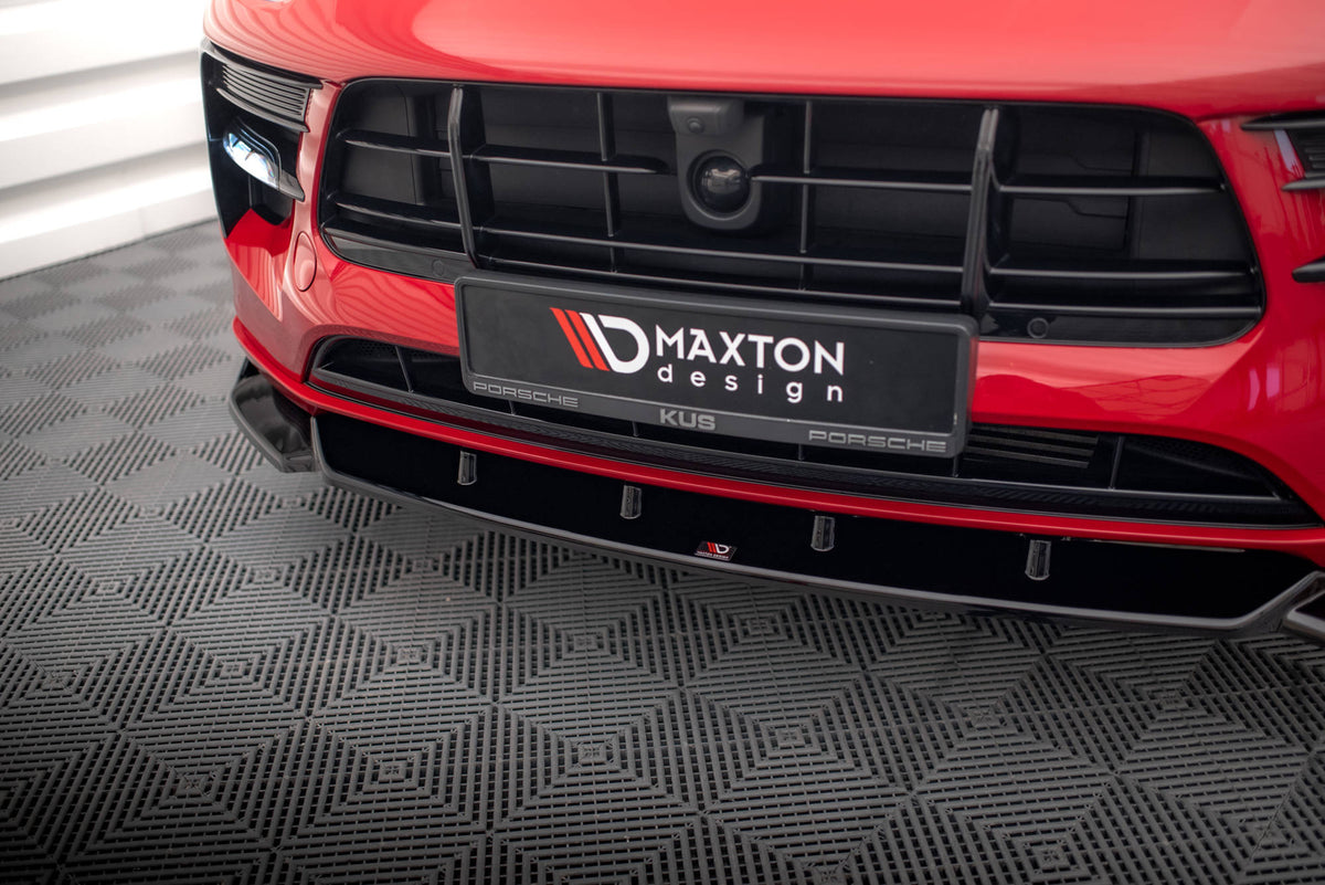 Maxton Design - Frontlippe V1 für Porsche Macan GTS / Sport Design Mk1 Facelift - Aerowerk.