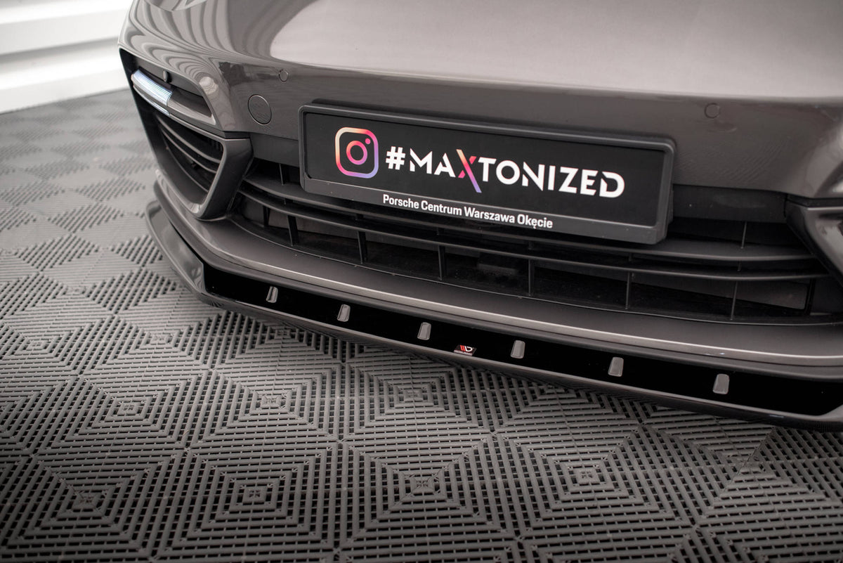 Maxton Design - Frontlippe V1 für Porsche Panamera Turbo S E - Hybrid - Aerowerk.