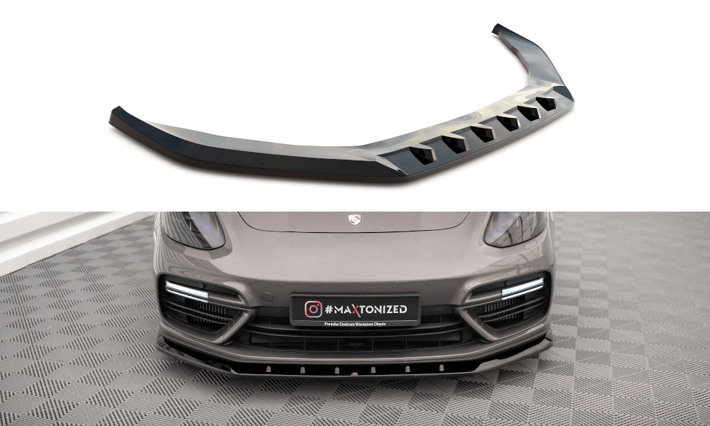 Maxton Design - Frontlippe V1 für Porsche Panamera Turbo S E - Hybrid - Aerowerk.