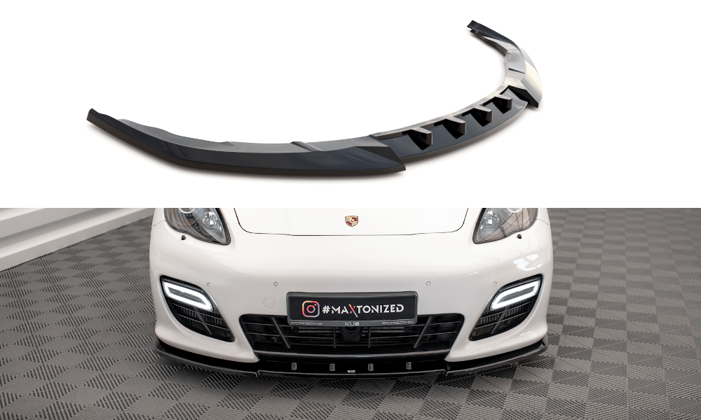 Maxton Design - Frontlippe V1 für Porsche Panamera Turbo Sport Design Package 970 - Aerowerk.