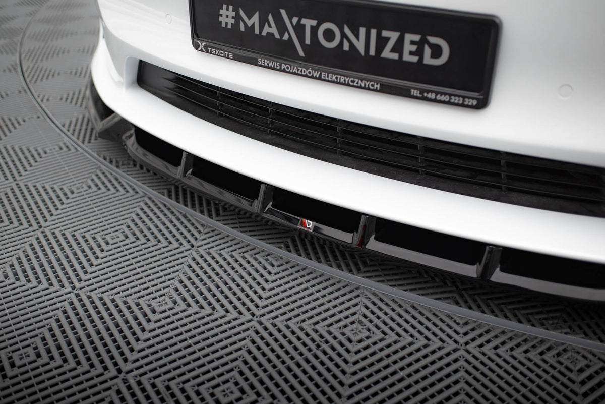 Maxton Design - Frontlippe V1 für Tesla Model S Plaid Mk1 Facelift - Aerowerk.