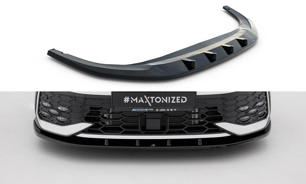 Maxton Design - Frontlippe V1 für VW Golf GTI / GTE / R - Line Mk8 Facelift - Aerowerk.