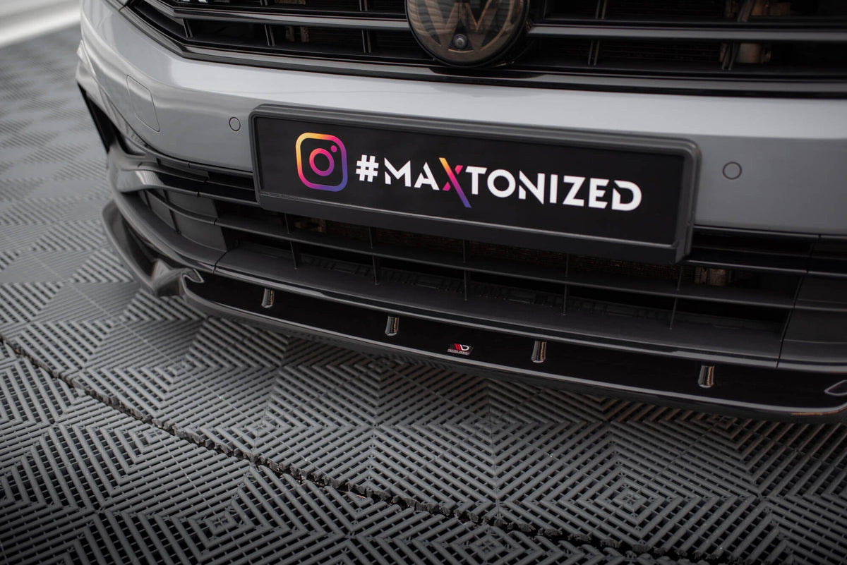 Maxton Design - Frontlippe V1 für VW Passat R - Line B8 Facelift - Aerowerk.