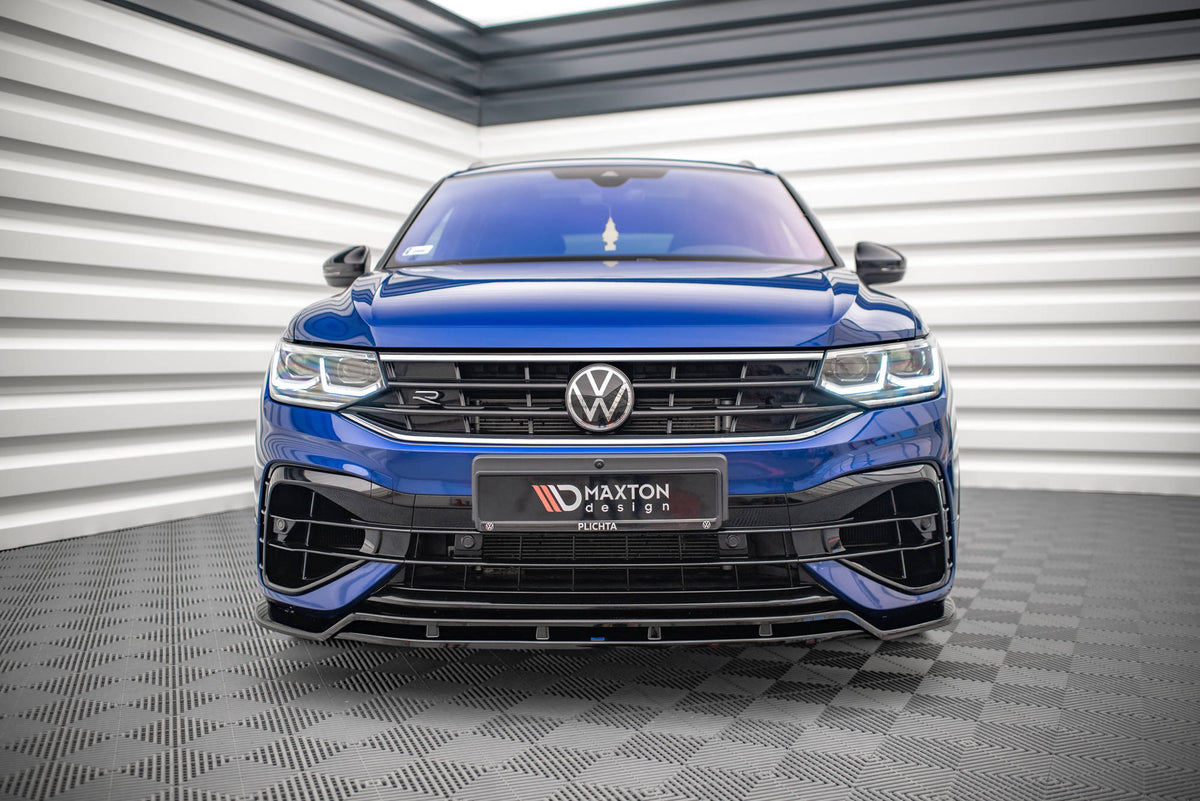 Maxton Design - Frontlippe V1 für VW Tiguan R / R - Line Mk2 Facelift - Aerowerk.