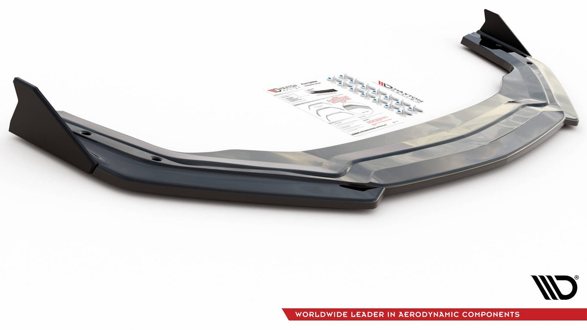 Maxton Design - Frontlippe V2 + Flaps für Ford Mustang GT Mk6 Facelift - Aerowerk.