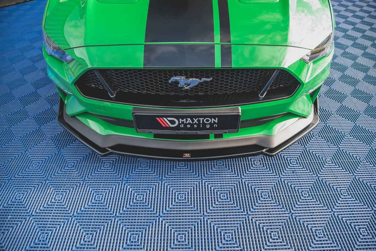 Maxton Design - Frontlippe V2 + Flaps für Ford Mustang GT Mk6 Facelift - Aerowerk.