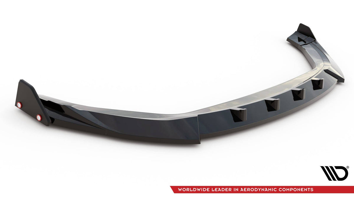 Maxton Design - Frontlippe V2 + Flaps für Hyundai Kona N Mk1 - Aerowerk.