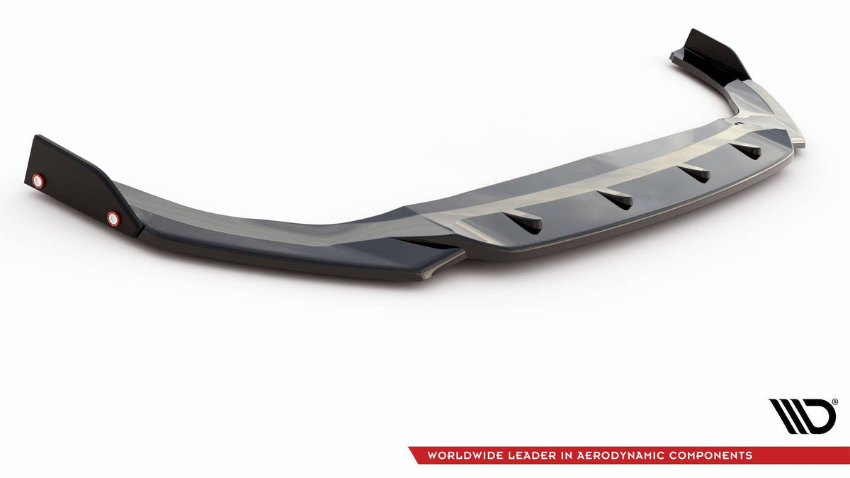 Maxton Design - Frontlippe V2 + Flaps für VW Golf GTI / GTE / GTD / R - Line Mk8 - Aerowerk.