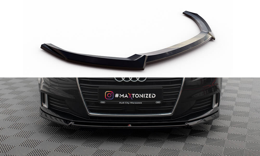 Maxton Design - Frontlippe V2 für Audi A3 Sportback 8V Facelift - Aerowerk.