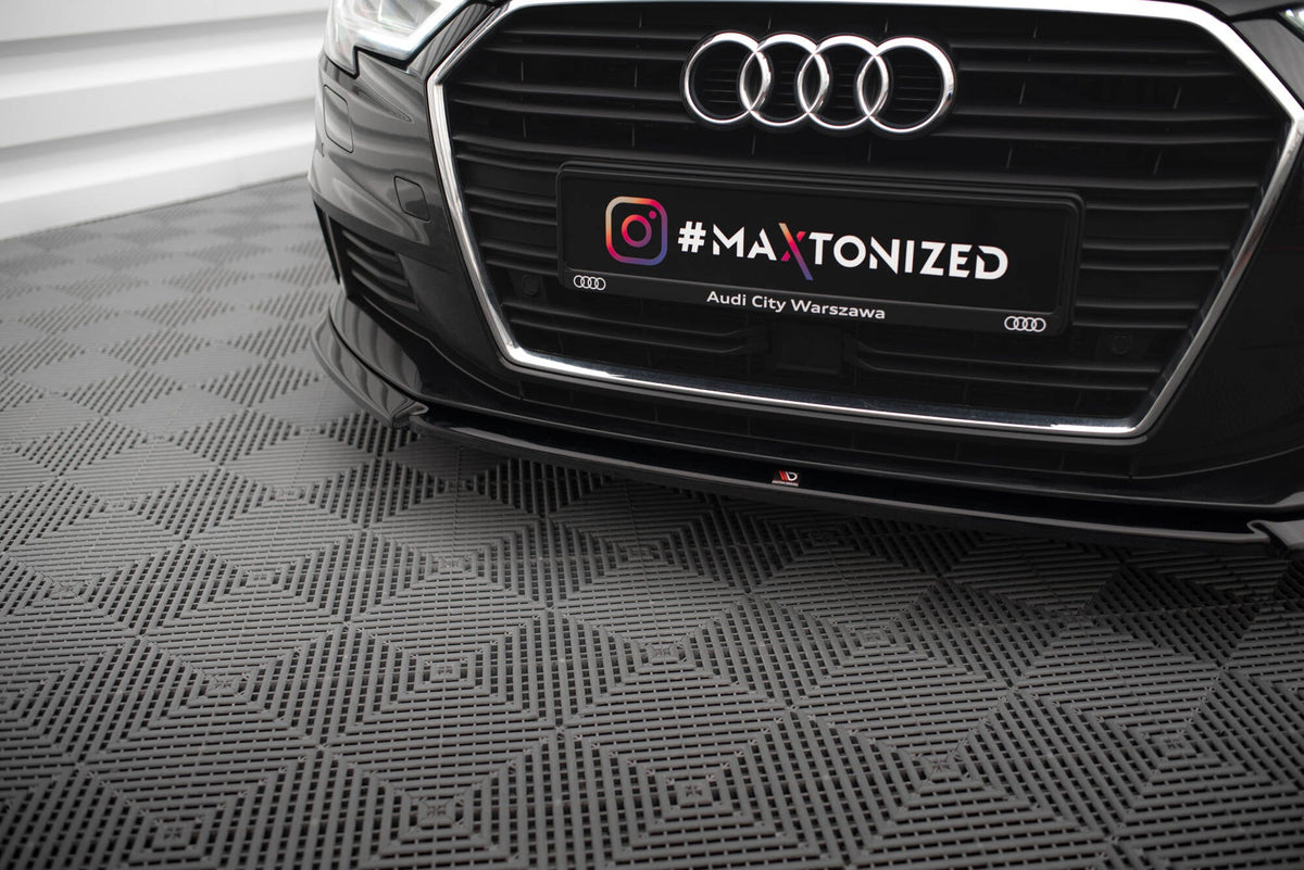 Maxton Design - Frontlippe V2 für Audi A3 Sportback 8V Facelift - Aerowerk.