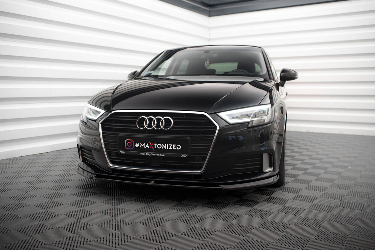 Maxton Design - Frontlippe V2 für Audi A3 Sportback 8V Facelift - Aerowerk.