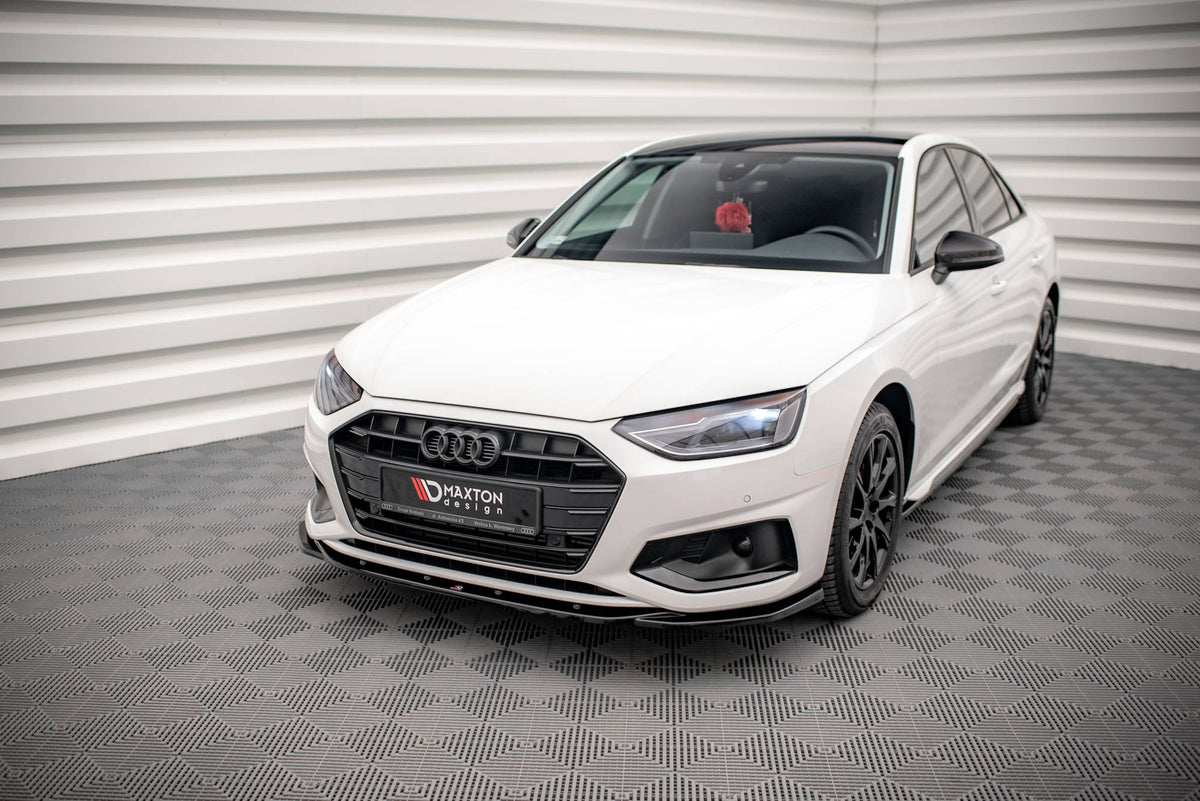 Maxton Design - Frontlippe V2 für Audi A4 B9 Facelift - Aerowerk.