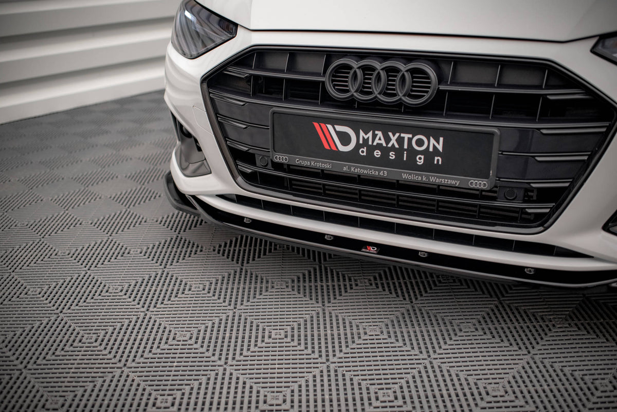Maxton Design - Frontlippe V2 für Audi A4 B9 Facelift - Aerowerk.