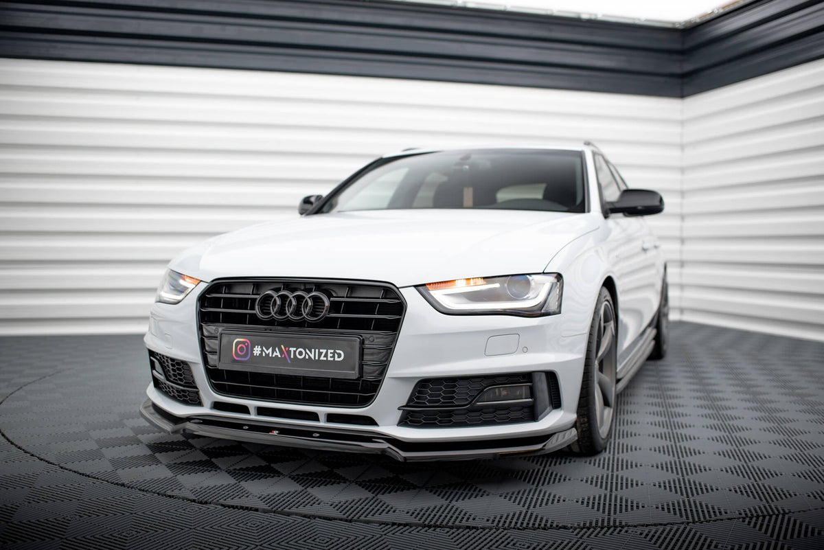 Maxton Design - Frontlippe V2 für Audi A4 Competition B8 Facelift - Aerowerk.