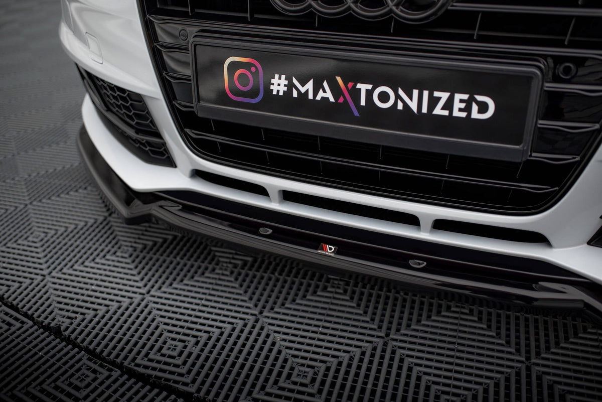 Maxton Design - Frontlippe V2 für Audi A4 Competition B8 Facelift - Aerowerk.