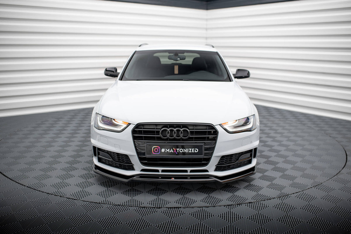 Maxton Design - Frontlippe V2 für Audi A4 Competition B8 Facelift - Aerowerk.