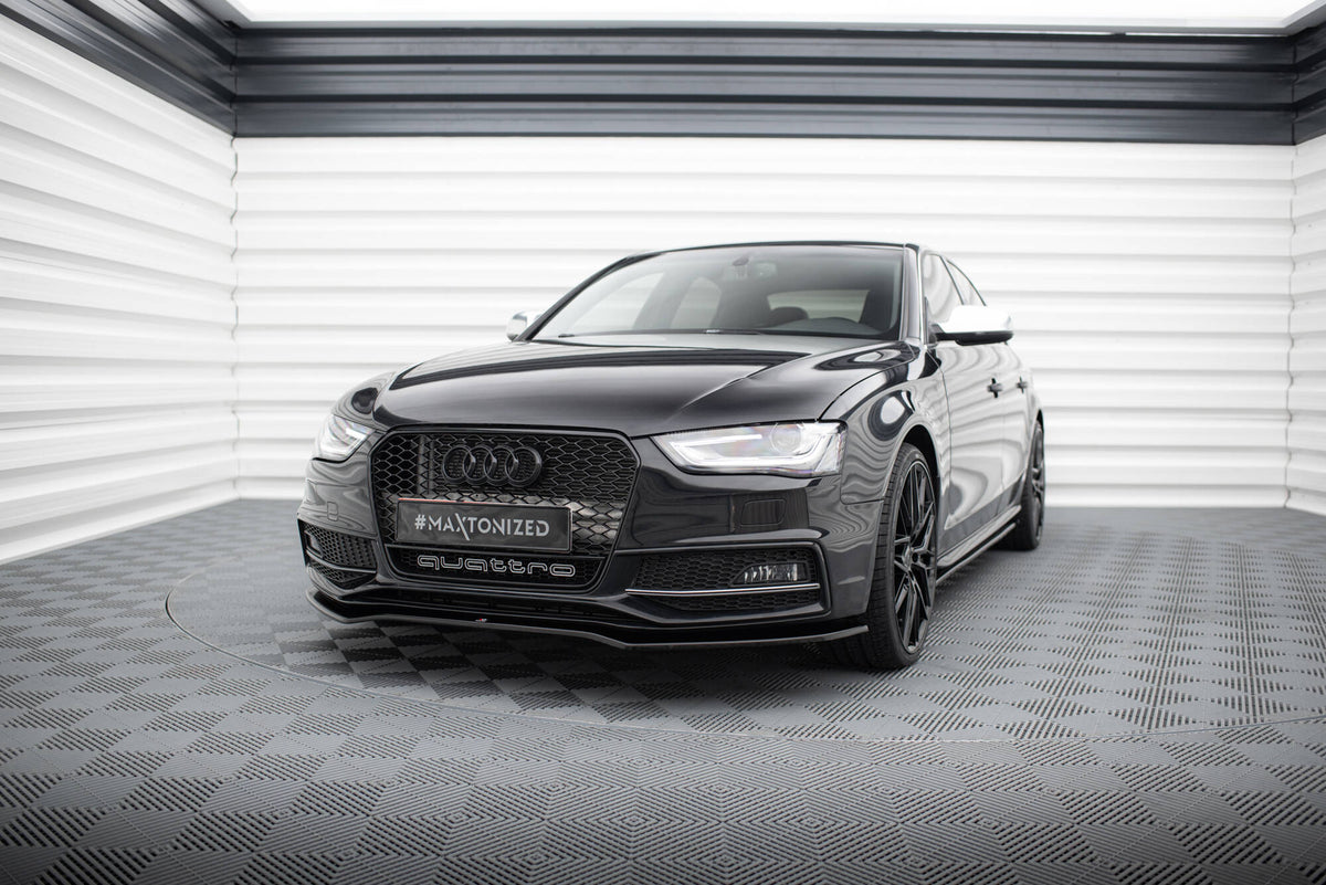 Maxton Design - Frontlippe V2 für Audi A4 S - Line / S4 B8 Facelift - Aerowerk.