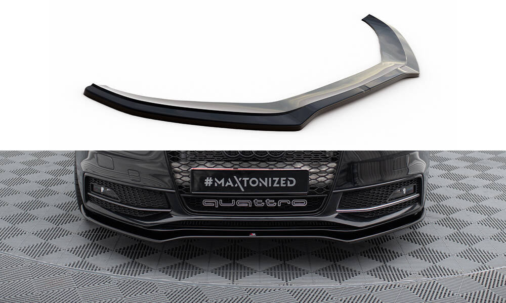 Maxton Design - Frontlippe V2 für Audi A4 S - Line / S4 B8 Facelift - Aerowerk.