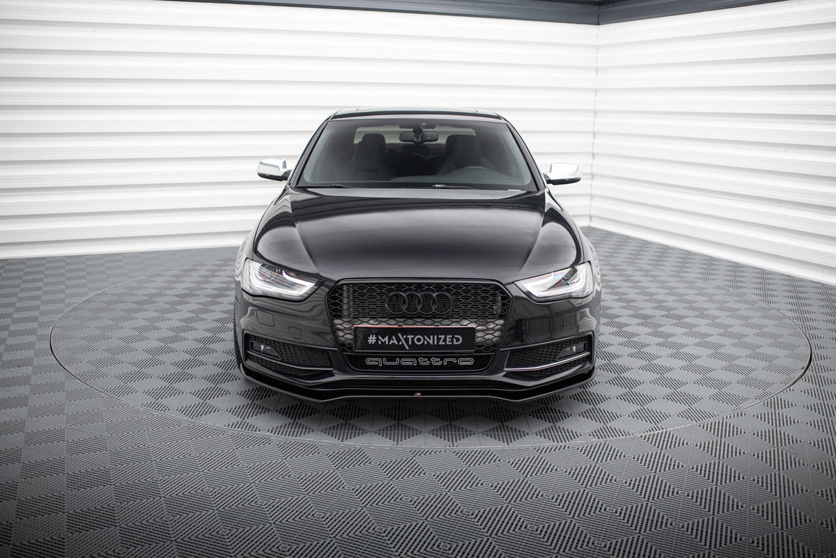 Maxton Design - Frontlippe V2 für Audi A4 S - Line / S4 B8 Facelift - Aerowerk.