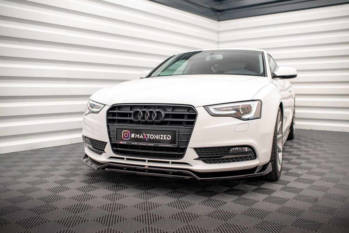 Maxton Design - Frontlippe V2 für Audi A5 Coupe / Sportback 8T Facelift - Aerowerk.