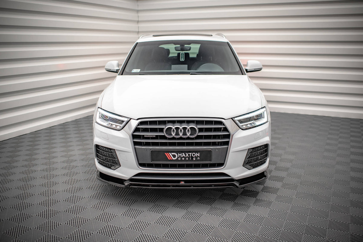 Maxton Design - Frontlippe V2 für Audi Q3 Sport 8U Facelift - Aerowerk.