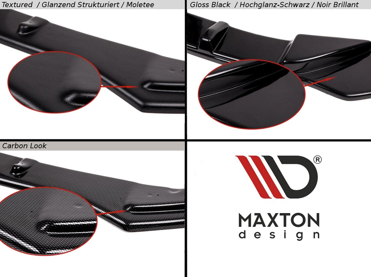 Maxton Design - Frontlippe V2 für Audi Q4 e - tron Sportback S - line Mk1 - Aerowerk.