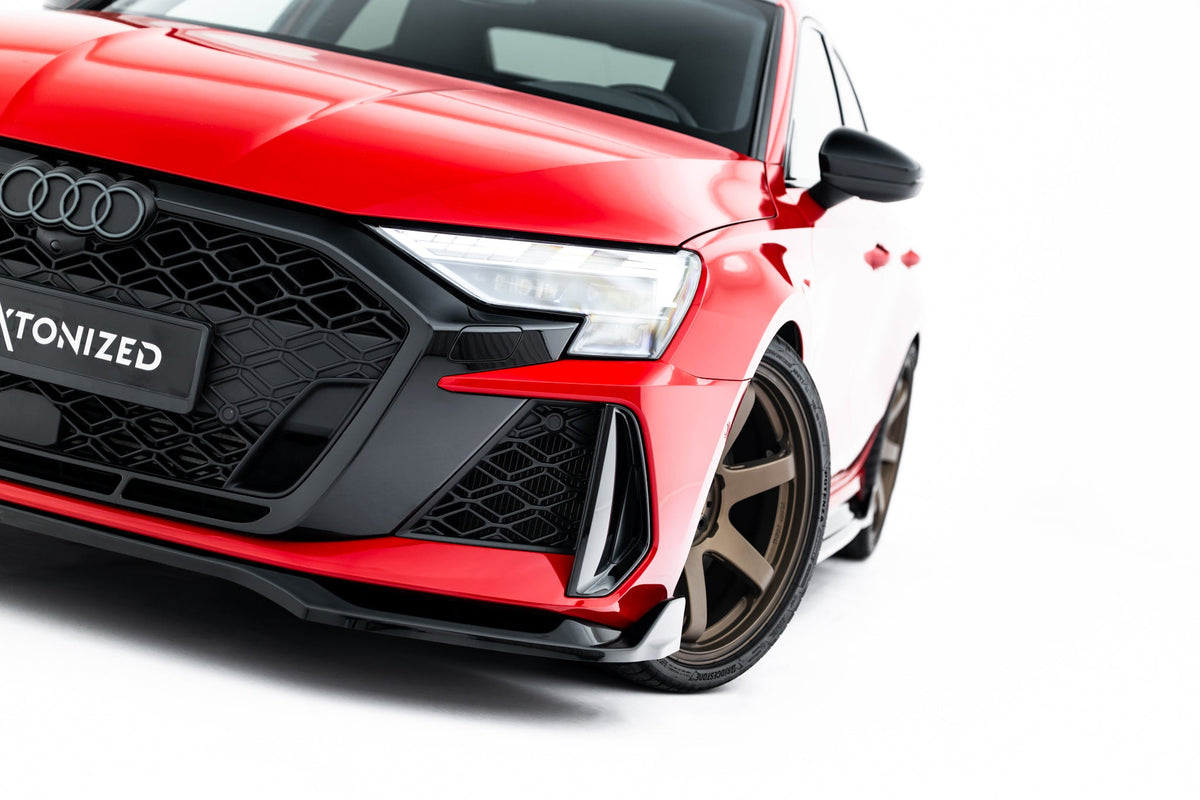 Maxton Design - Frontlippe V2 für Audi RS3 Limousine 8Y Facelift - Aerowerk.