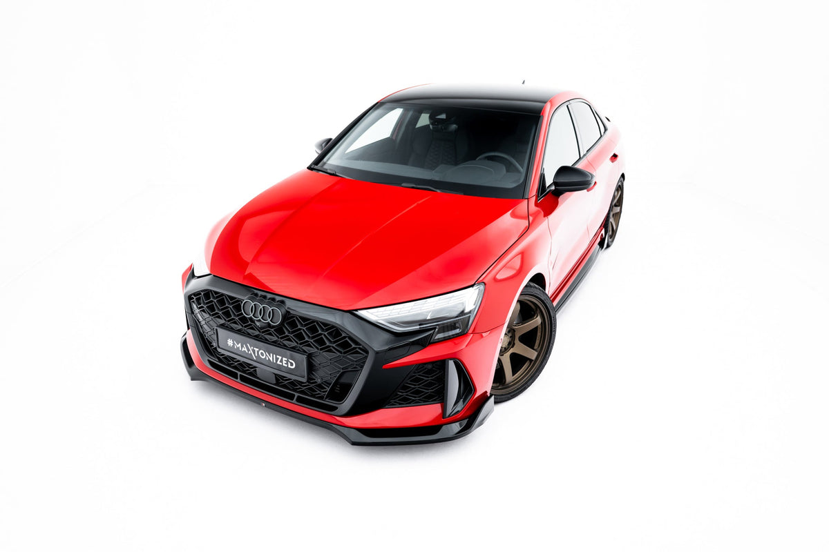 Maxton Design - Frontlippe V2 für Audi RS3 Limousine 8Y Facelift - Aerowerk.