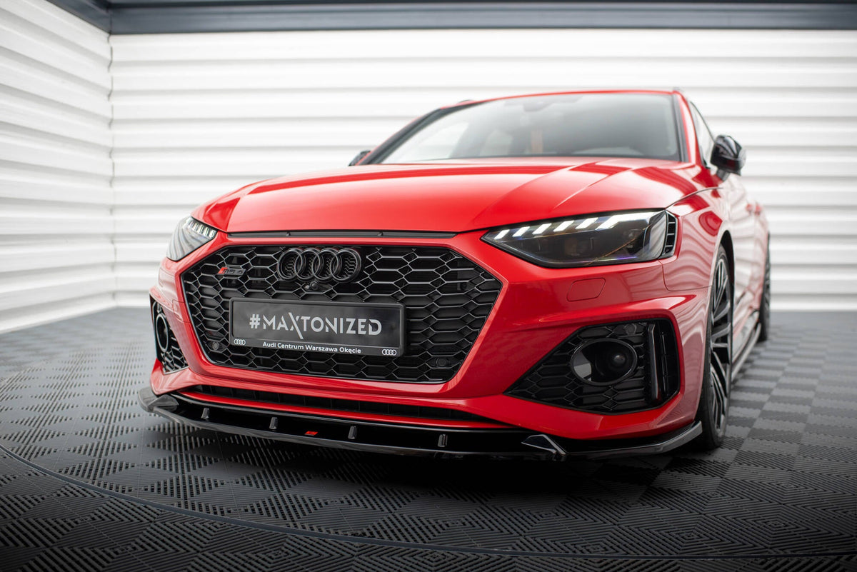 Maxton Design - Frontlippe V2 für Audi RS4 B9 Facelift - Aerowerk.