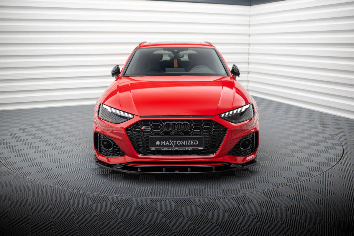 Maxton Design - Frontlippe V2 für Audi RS4 B9 Facelift - Aerowerk.