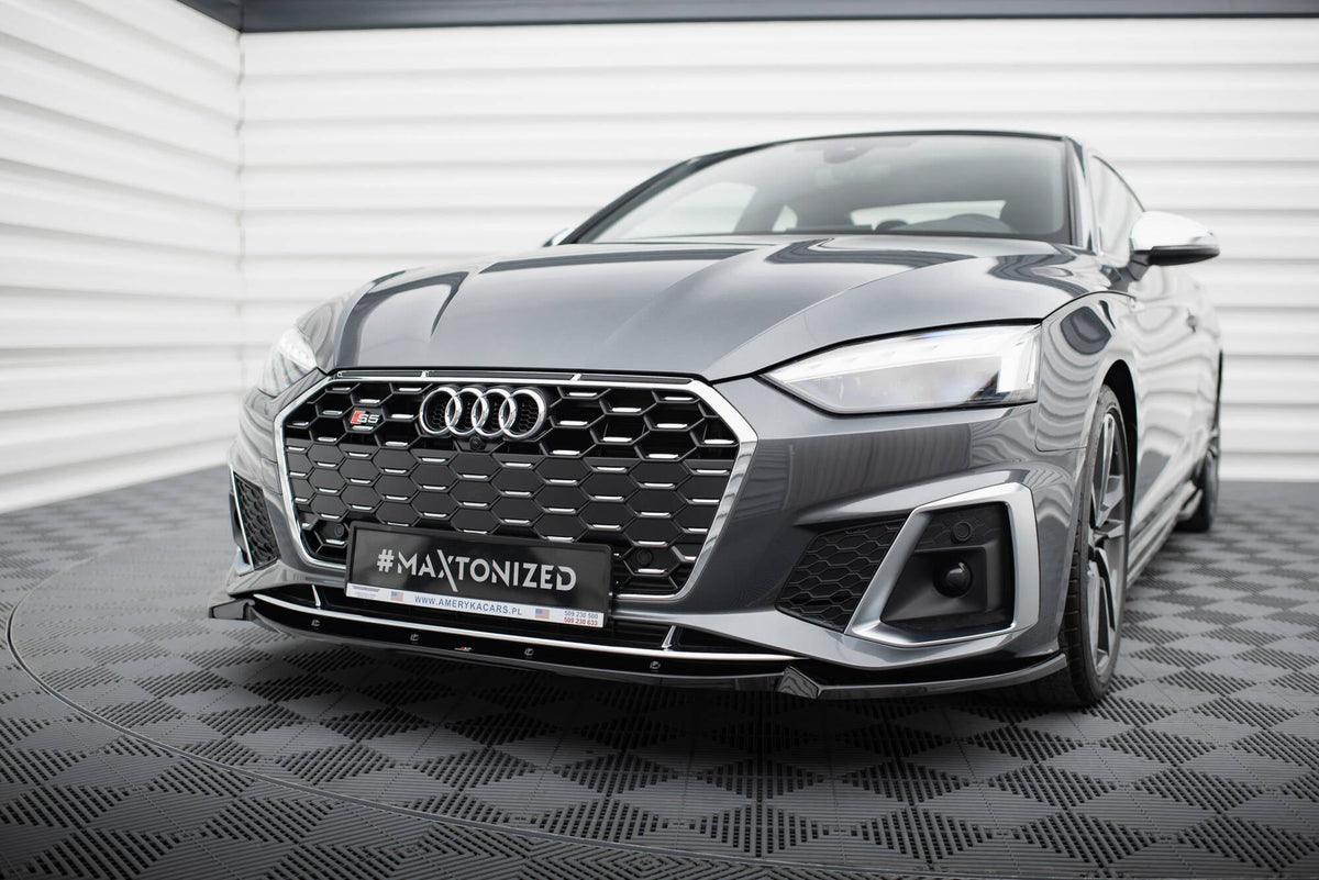 Maxton Design - Frontlippe V2 für Audi S5 / A5 S - Line F5 Facelift - Aerowerk.