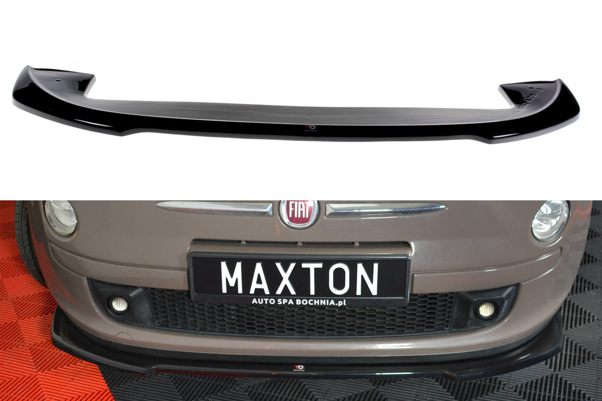 Maxton Design - Frontlippe V2 für FIAT 500 HATCHBACK vor Facelift - Aerowerk.