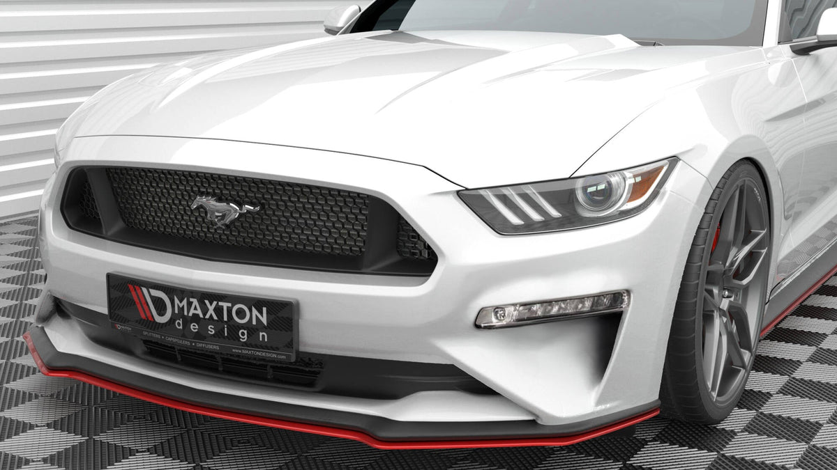 Maxton Design - Frontlippe V2 für Ford Mustang Mk6 Facelift - Aerowerk.
