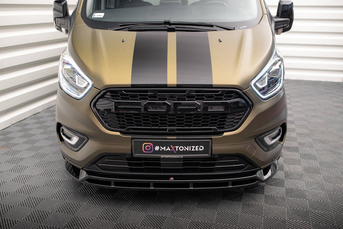 Maxton Design - Frontlippe V2 für Ford Transit Custom Mk1 Facelift / Tourneo Custom Mk1 Facelift - Aerowerk.