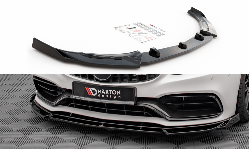 Maxton Design - Frontlippe V2 für Mercedes - AMG C63 Coupe AMG Aero Pack C205 Facelift - Aerowerk.
