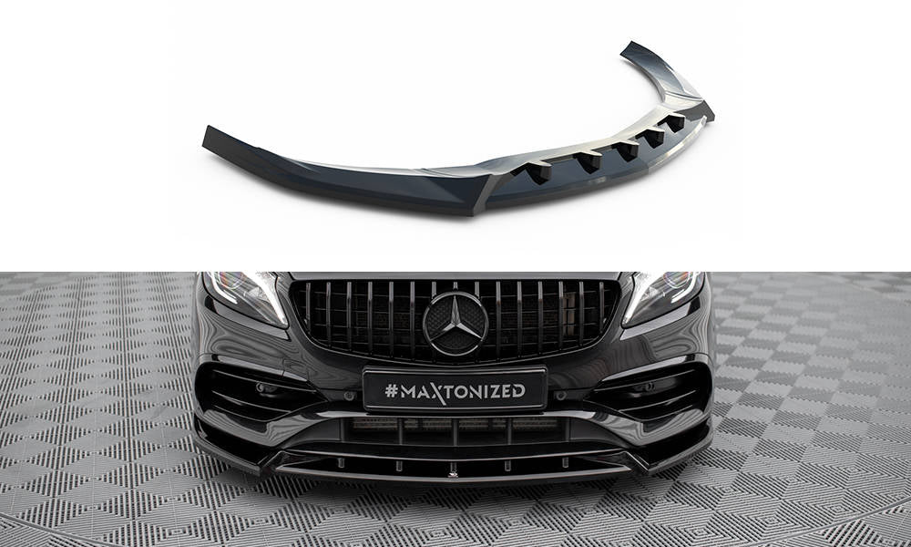 Maxton Design - Frontlippe V2 für Mercedes - Benz A AMG - Line W176 Facelift - Aerowerk.