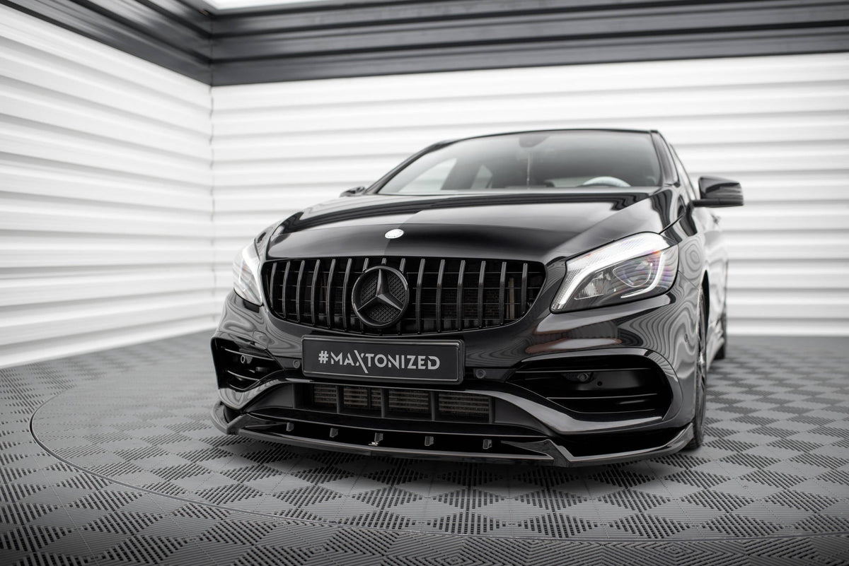 Maxton Design - Frontlippe V2 für Mercedes - Benz A AMG - Line W176 Facelift - Aerowerk.