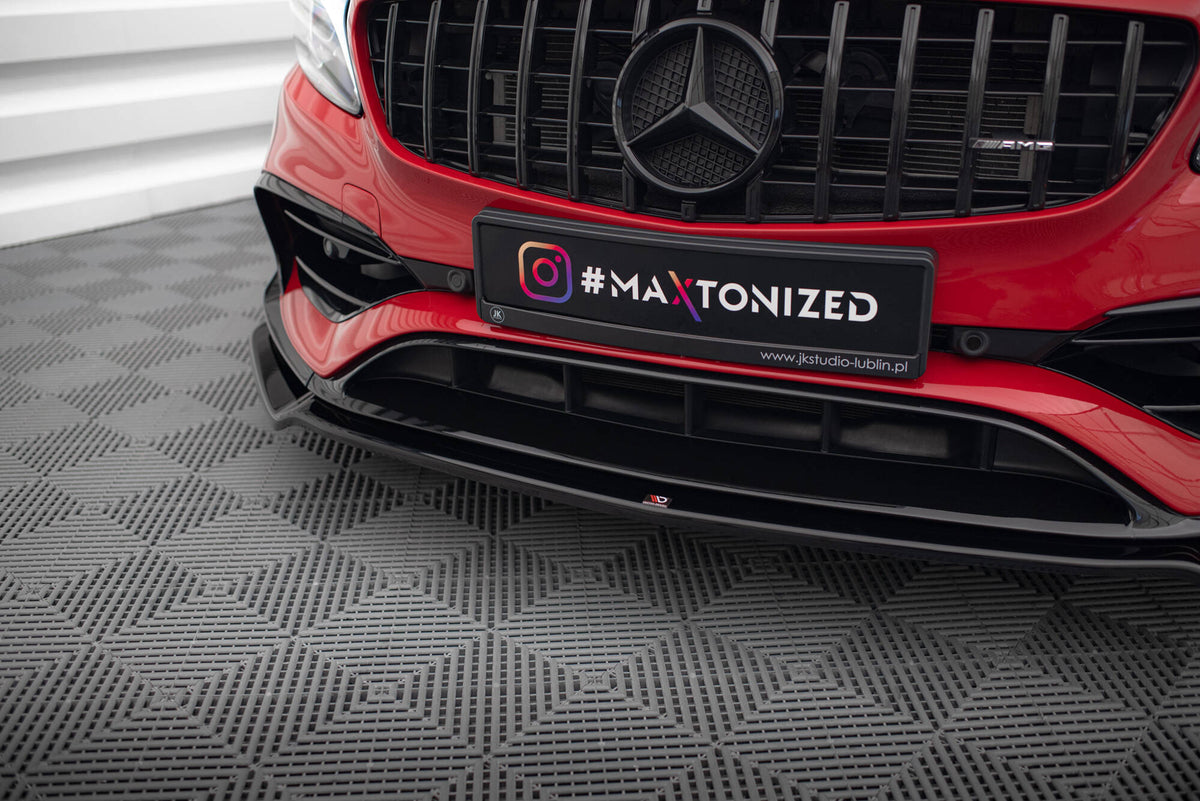 Maxton Design - Frontlippe V2 für Mercedes - Benz A45 Aero W176 Facelift - Aerowerk.