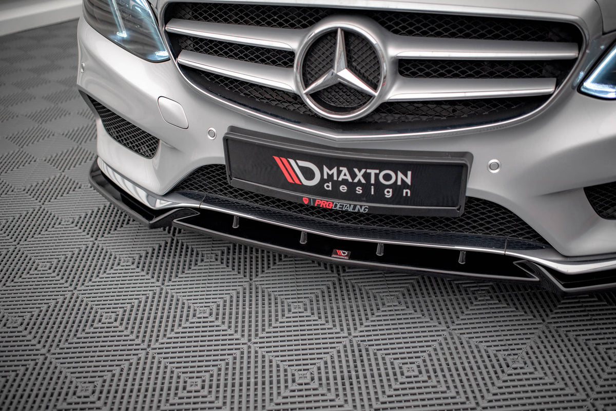 Maxton Design - Frontlippe V2 für Mercedes - Benz E AMG - Line Limousine W212 Facelift - Aerowerk.